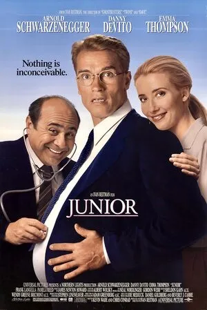 Junior 1994 Hindi Dual Audio HD Poster Download - filmyfly