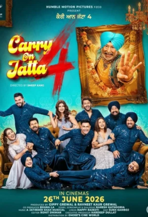 Carry on Jattiye 4 2026 Punjabi Audio HD Poster Download - filmyfly