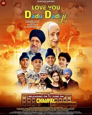 Love You Dadu Dadi Ji 2026 Punjabi Audio HD Poster Download - filmyfly