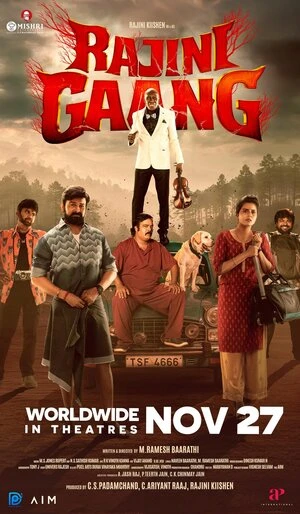 Rajini Gaang 2025 Hindi Dual Audio HD Poster Download - filmyfly